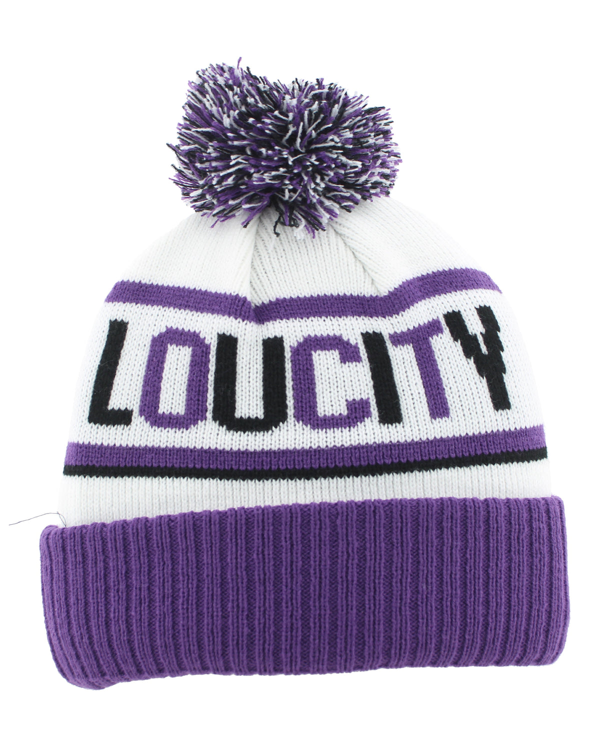 LouCity Zip Pom Beanie