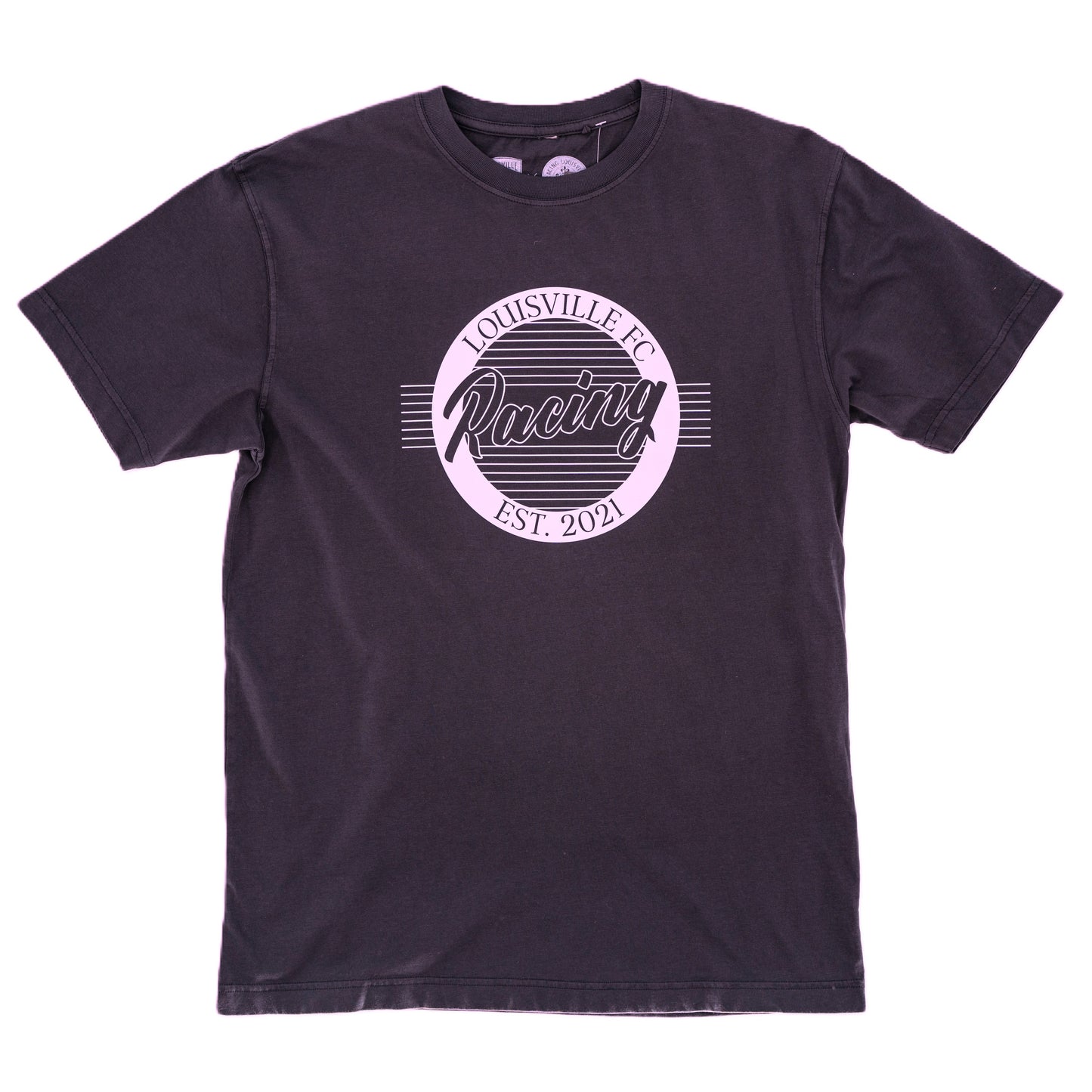 Racing Retro Script Garment Dyed T-shirt