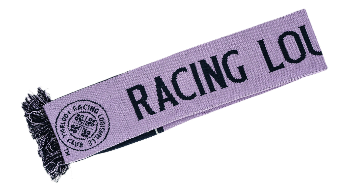 Racing Big Name Traditional Knit Scarf