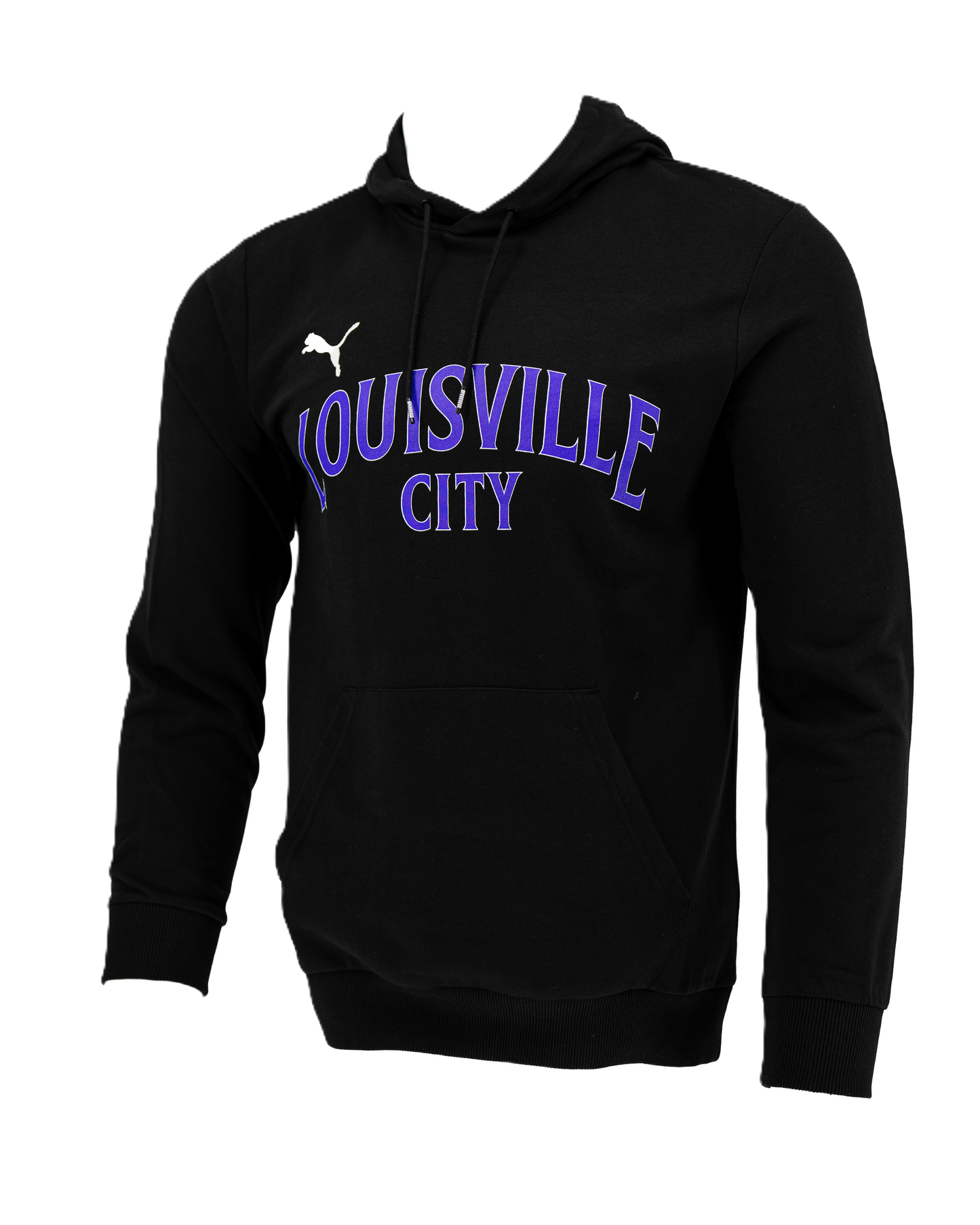 LouCity Puma Curved Wordmark Hooded Sweatshirt