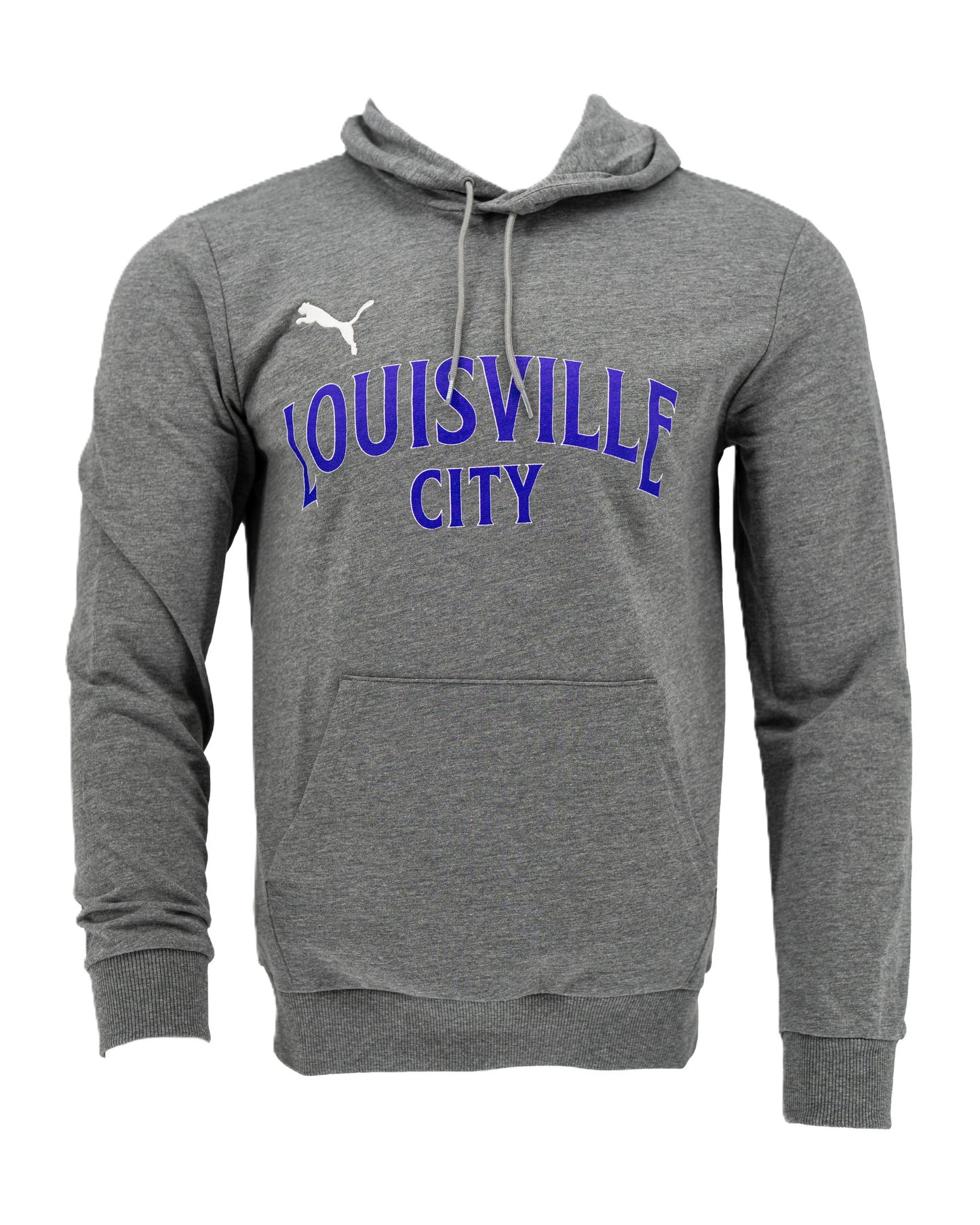 LouCity Puma Curved Wordmark Hooded Sweatshirt