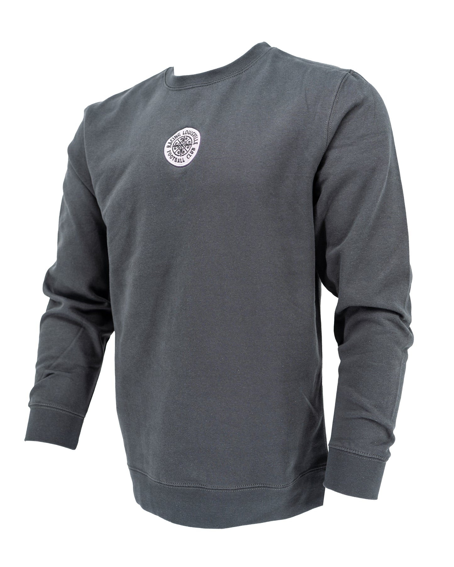 Racing Primary Logo Embroidered Center Chest Crewneck Sweatshirt