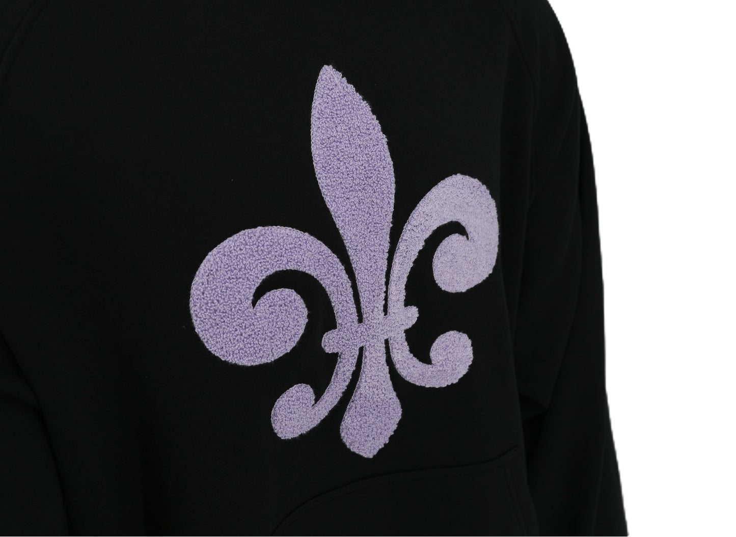 Racing Terry Fleur De Lis Oversized Hooded Sweatshirt