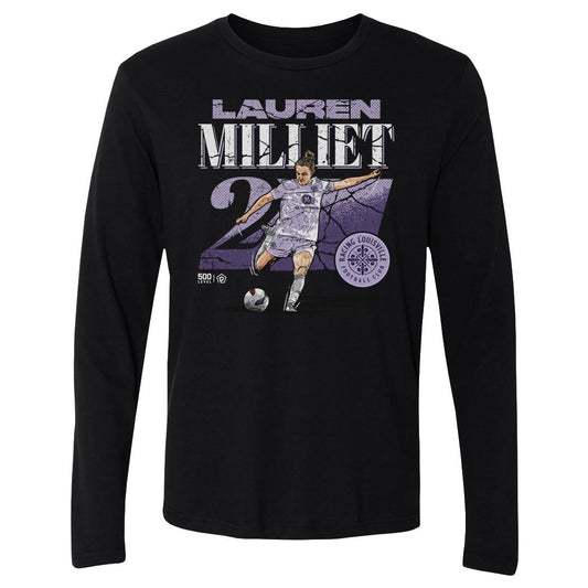 Racing Lauren Milliet Cracked Number Long Sleeve T-shirt ALLOW 4-7 BUSINESS DAYS FOR DELIVERY