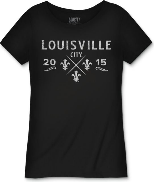 LouCity Football Club Retro Flair WOMEN’S CREW S/S T-SHIRT