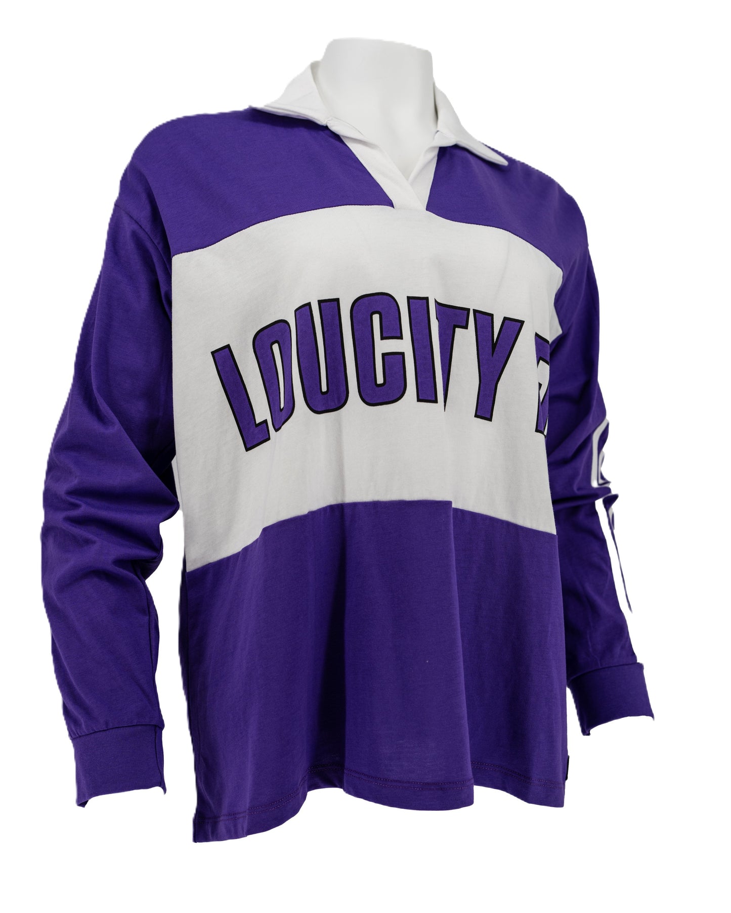 LouCity Women's Contrast Oversized Polo Shirt