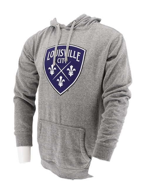 LouCity Primary Logo Applique Athletic Hooded Sweatshirt