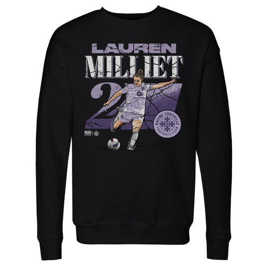 Racing Lauren Milliet Cracked Number Crewneck Sweatshirt ALLOW 4-7 BUSINESS DAYS FOR DELIVERY