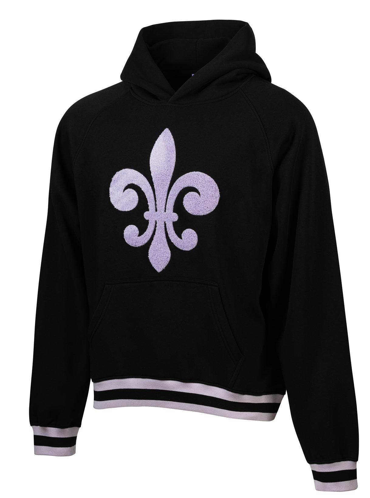 Racing Terry Fleur De Lis Oversized Hooded Sweatshirt