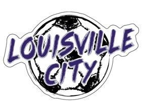 LouCity Impact Font Ball UV Sticker