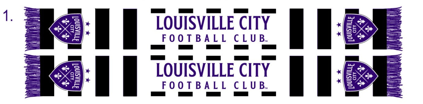 LouCity Traditional Bars Traditional Woven Scarf