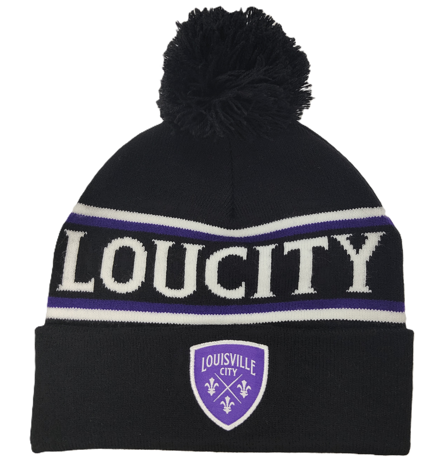 LouCity Ultra Soft Knit Pom Beanie