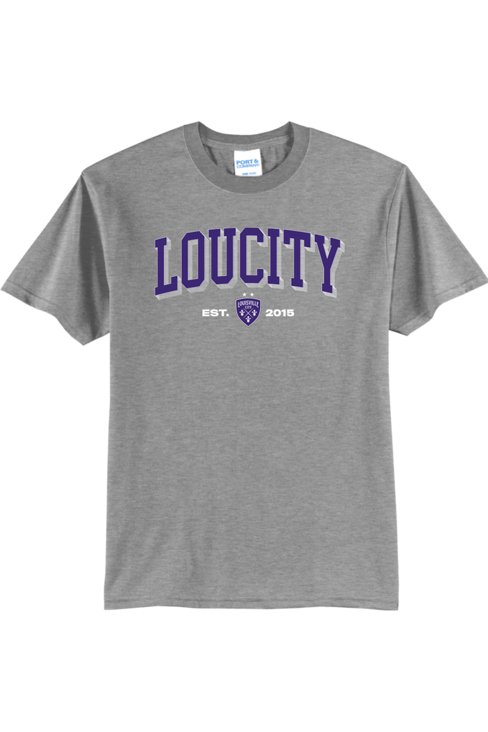 B&T Port & Company Core Blend Repeating Arch T-shirt (See Description)