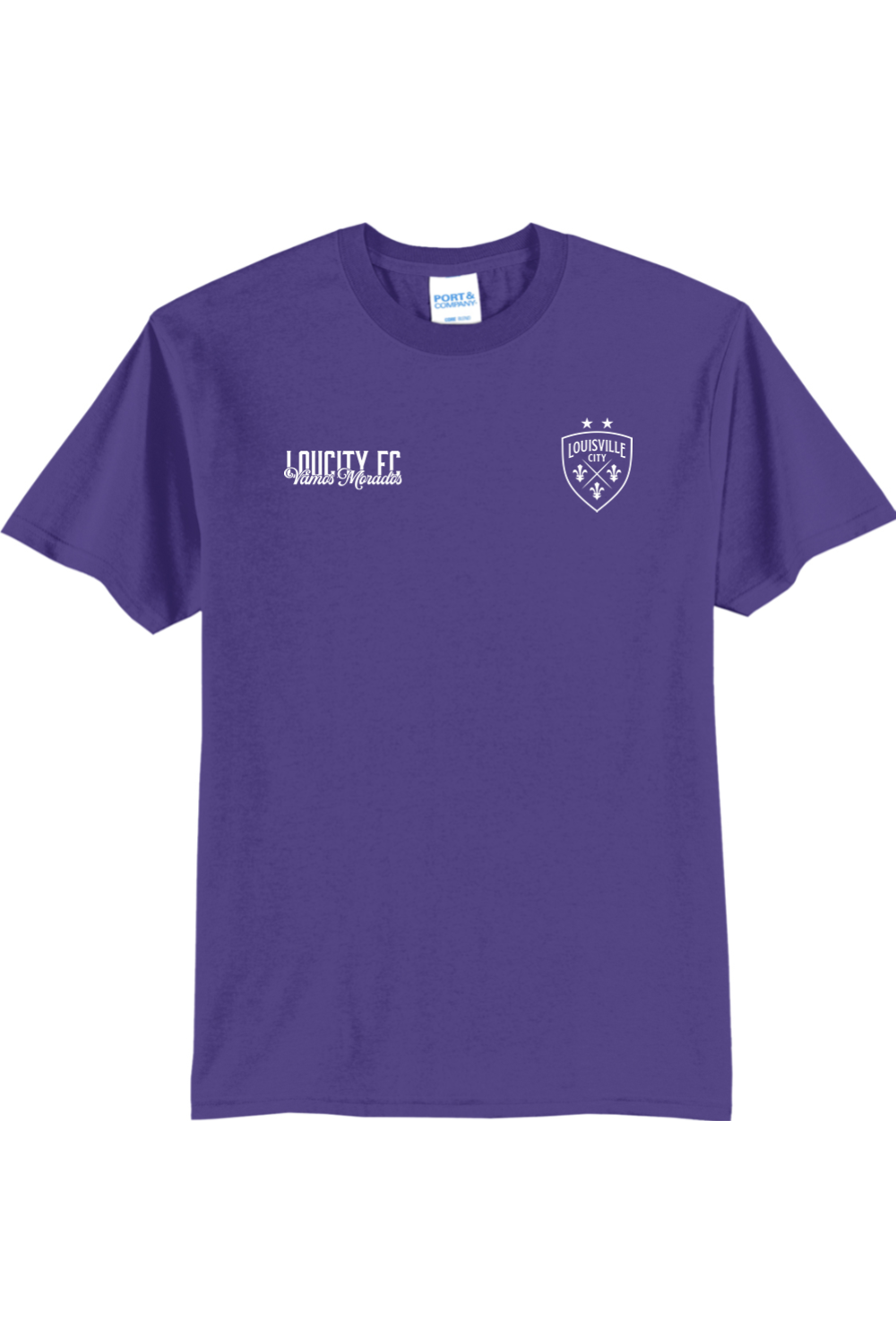 B&T Port & Company Core Blend Dual Print T-shirt (See Description)