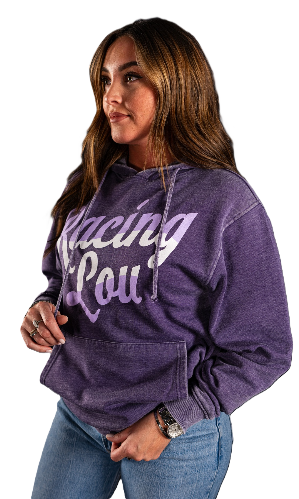Racing Women's Everybody Burnout Hooded Sweatshirt