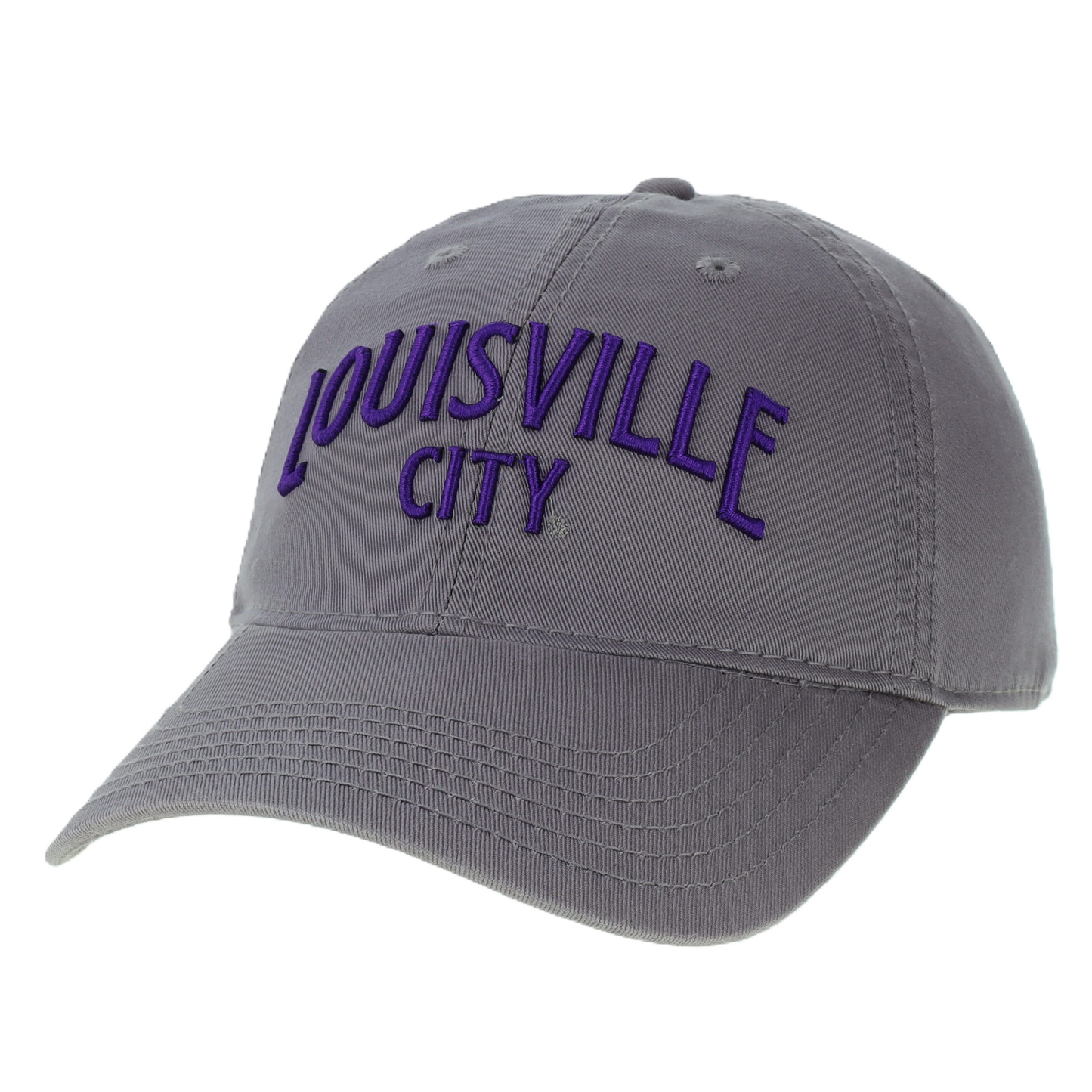 LouCity Curved Wordmark Unstructured Relaxed Twill Hat