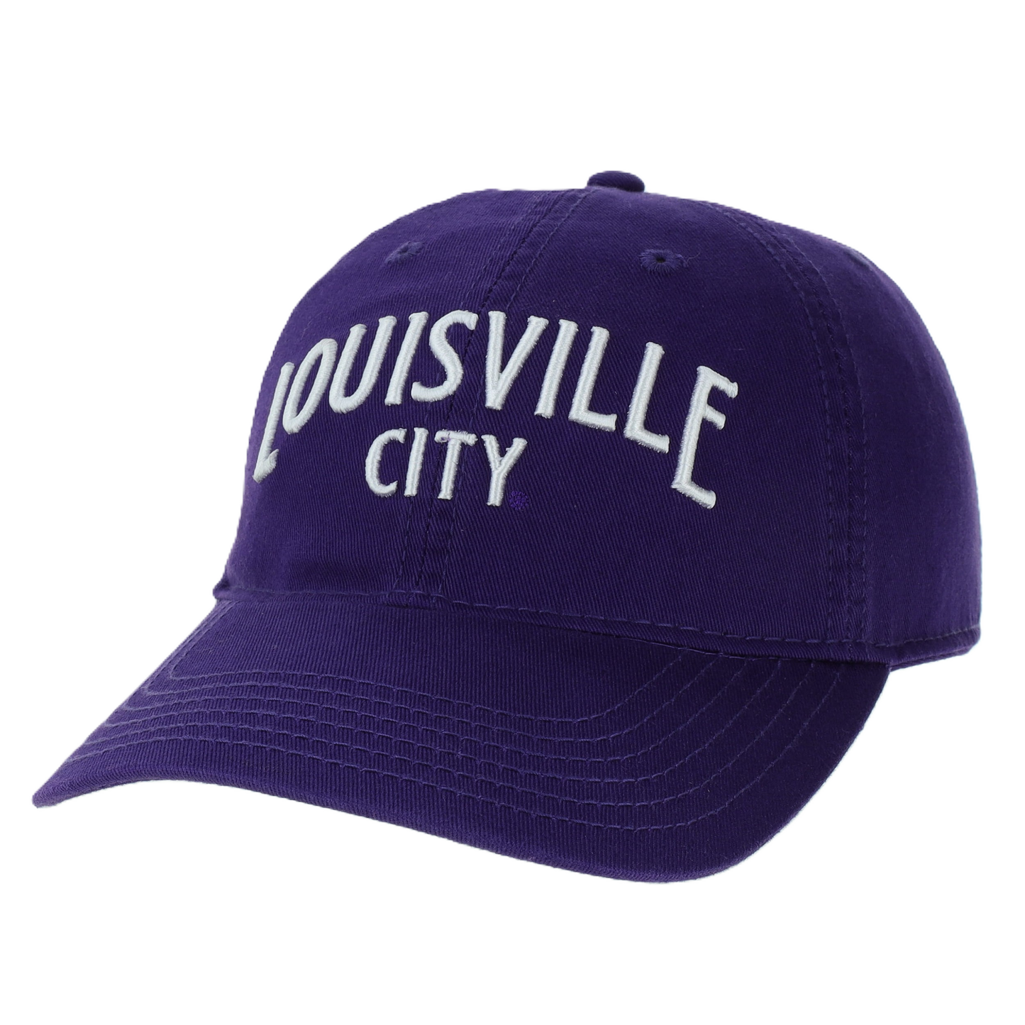 LouCity Curved Wordmark Unstructured Relaxed Twill Hat