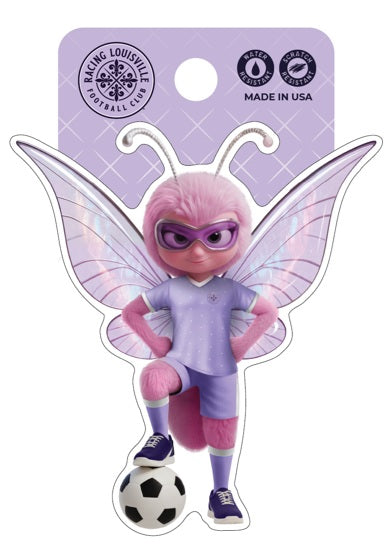 Racing Float the Butterfly UV Sticker