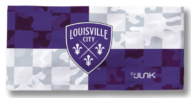 LouCity Primary Logo Checkered Block Headband