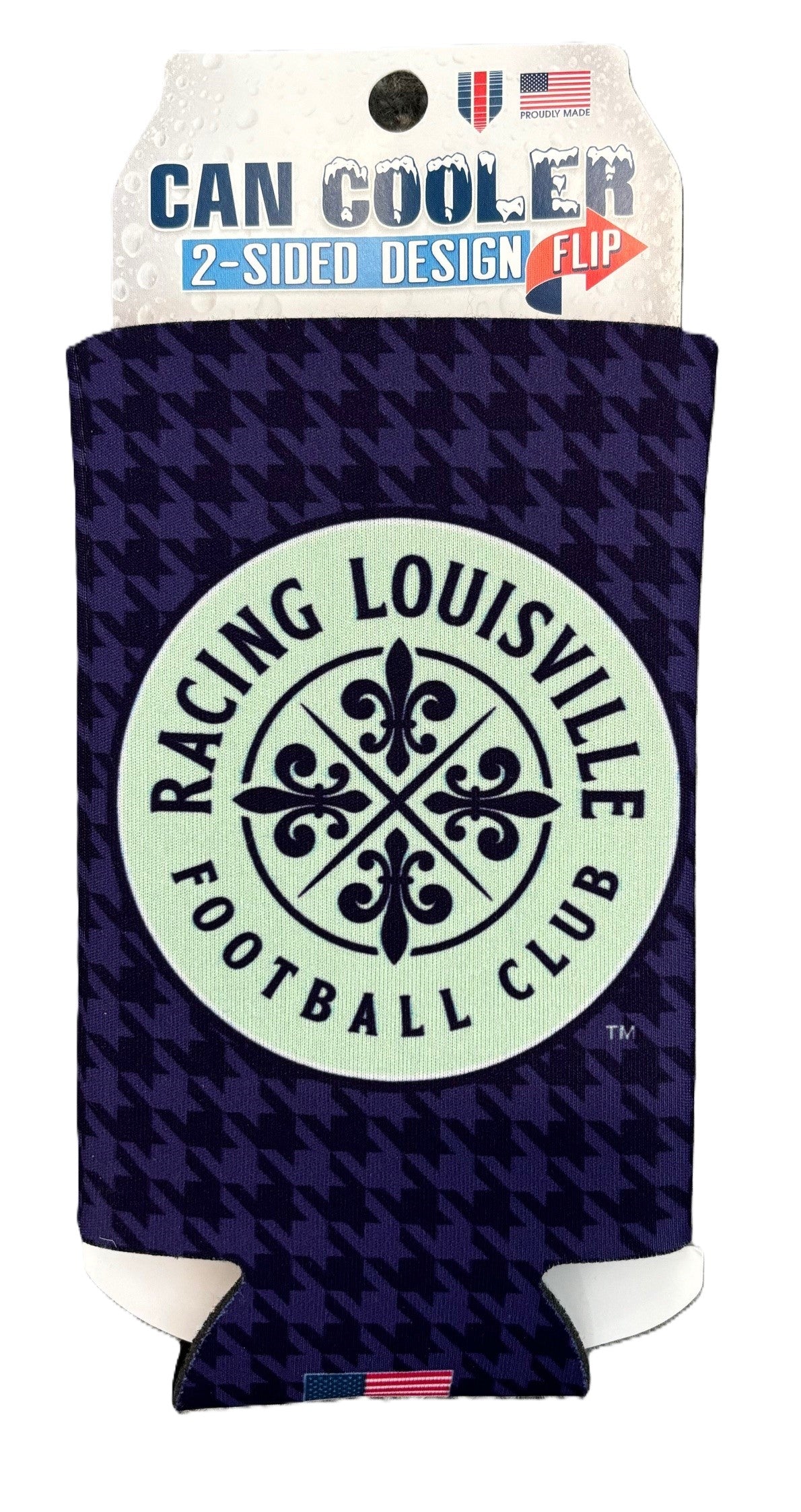 Racing Louisville Houndstooth Kit Collection 24 Oz. Coozie