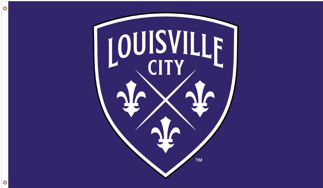 LouCity Primary Logo 5x3 Flag