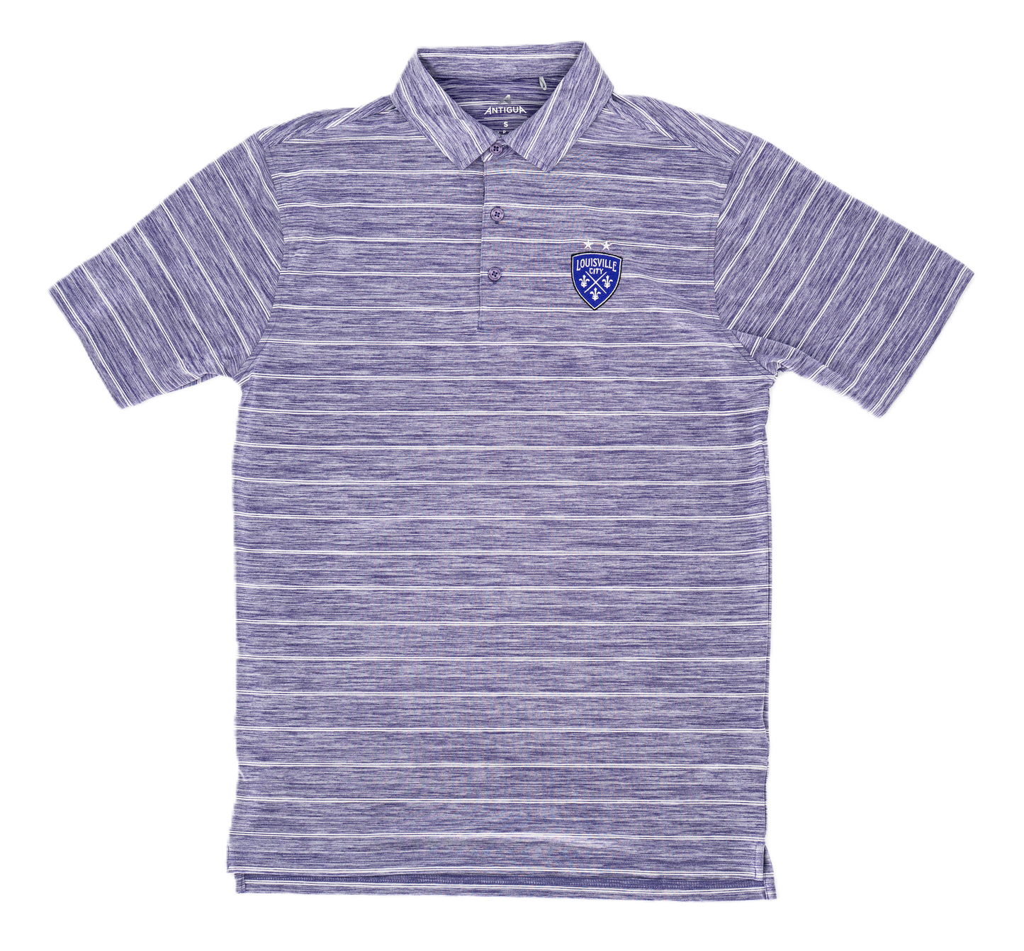 LouCity Measure Striped Polo