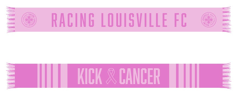 Racing Pink Night Kick Cancer HD Knit Scarf