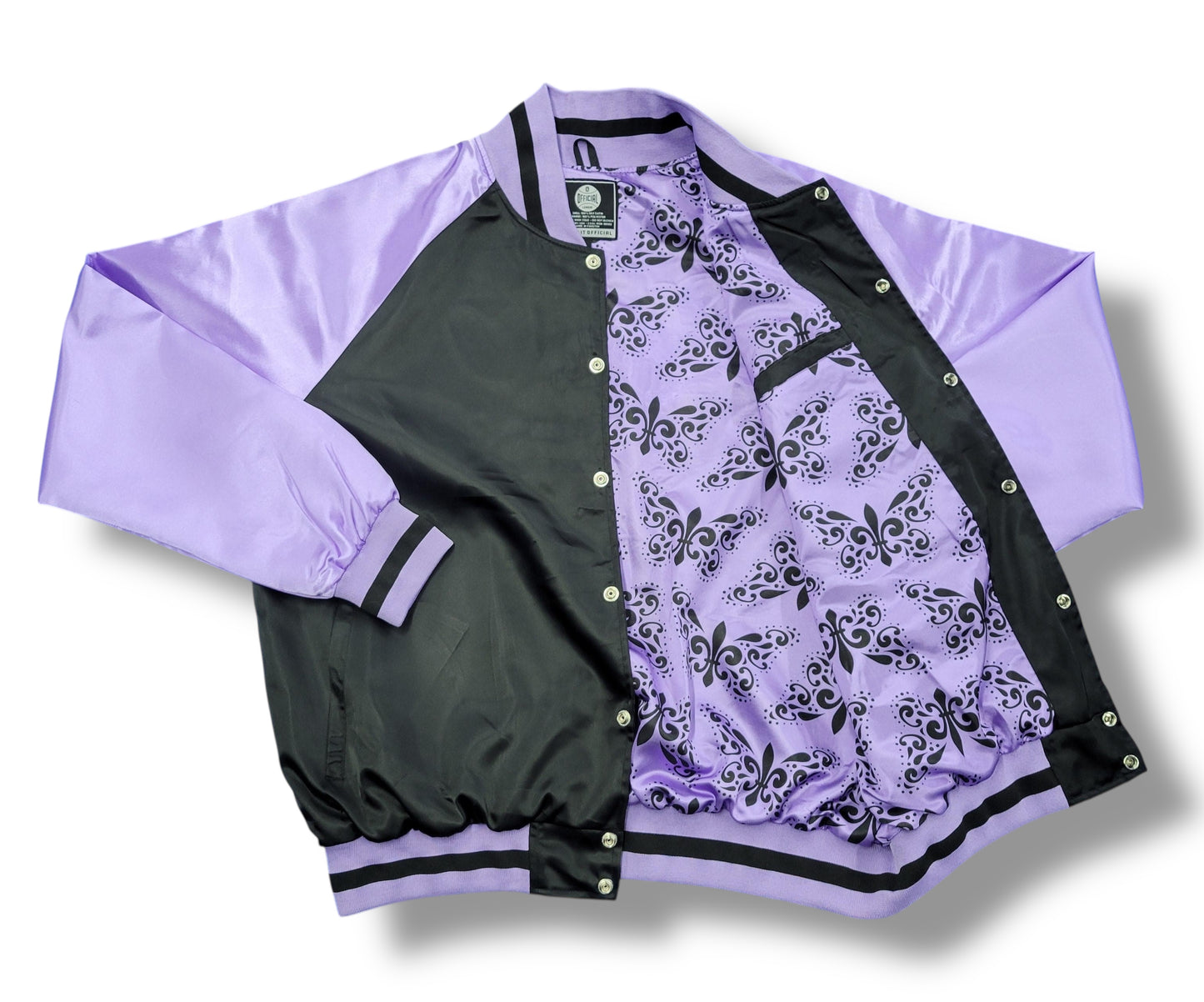 Racing Lightweight Satin Bomber Jacket