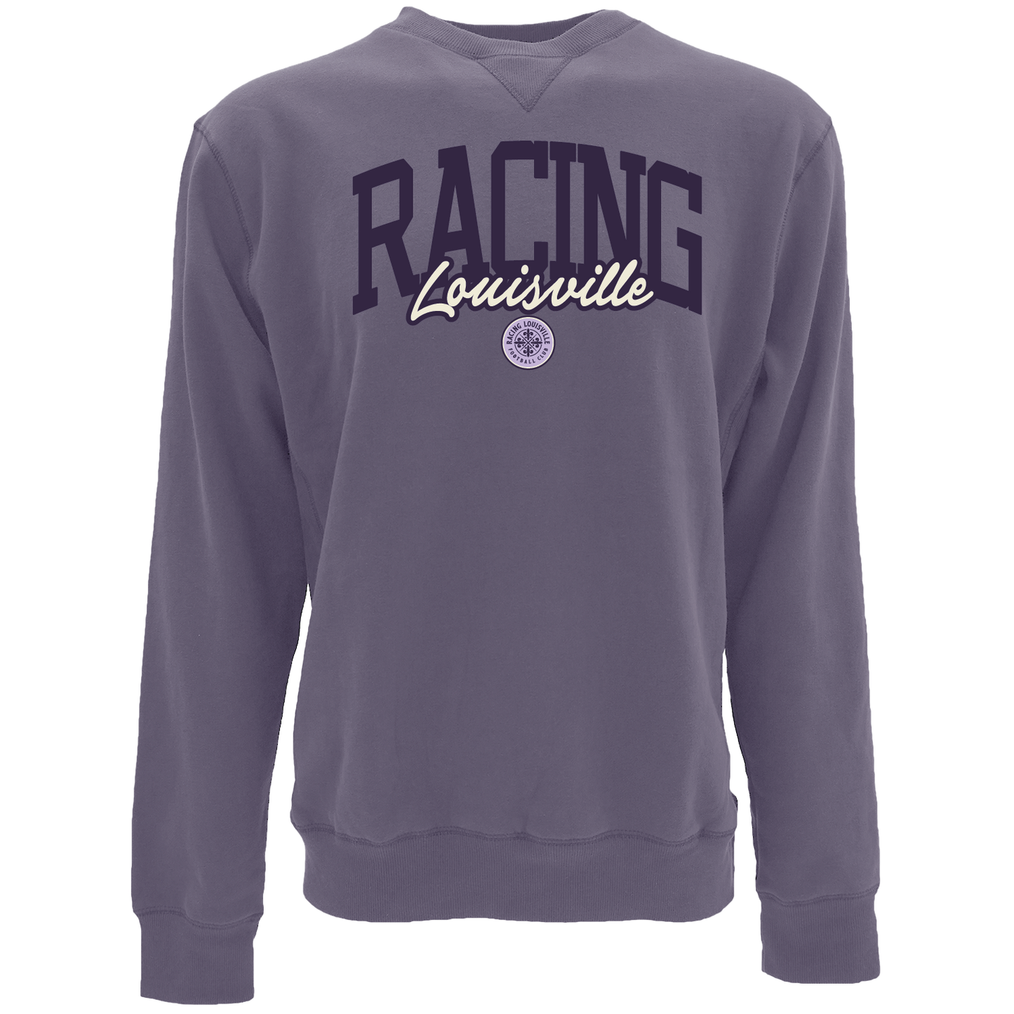 Racing Running Low Sanded Fleece Crewneck Sweatshirt