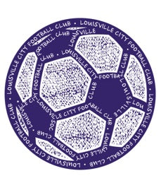 LouCity Soccer Ball Script UV Sticker
