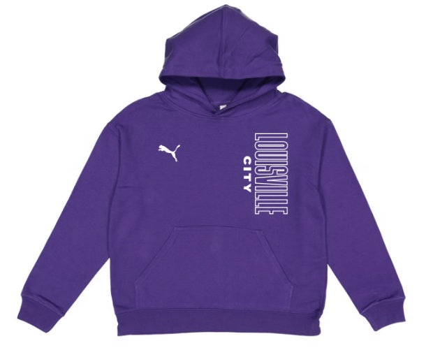 LouCity Puma Vertical Print Hooded Sweatshirt