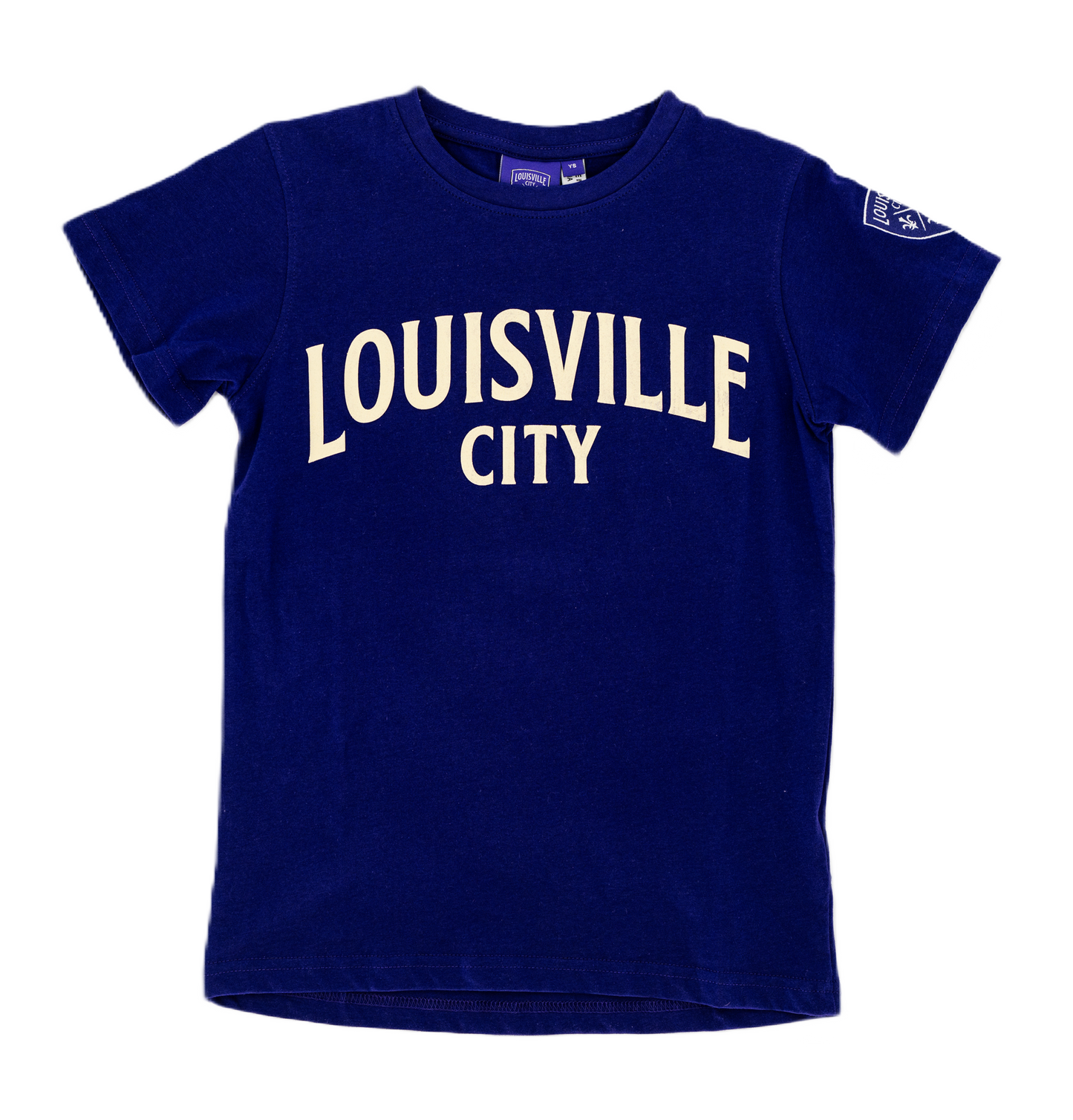 LouCity Youth Elevated Core Curved Wordmark Relaxed T-shirt