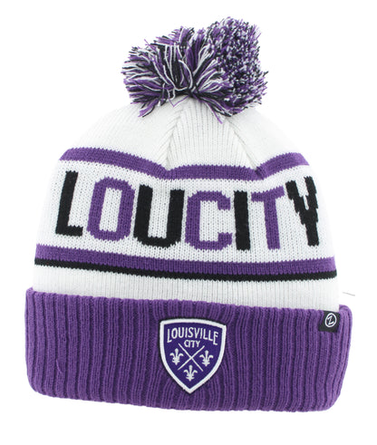 LouCity Zip Pom Beanie