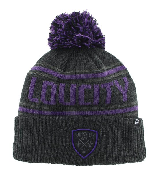 LouCity Orbit Pom Beanie