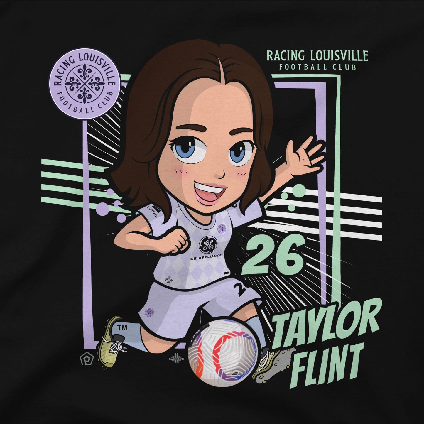 Racing Taylor Flint Chibi T-shirt