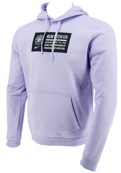 Racing Nike Run with Us Club Fleece Hooded Sweatshirt