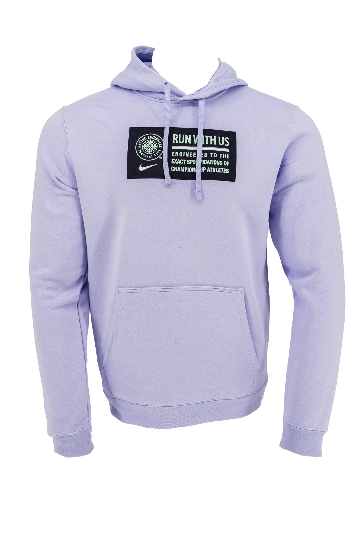 Racing Nike Run with Us Club Fleece Hooded Sweatshirt