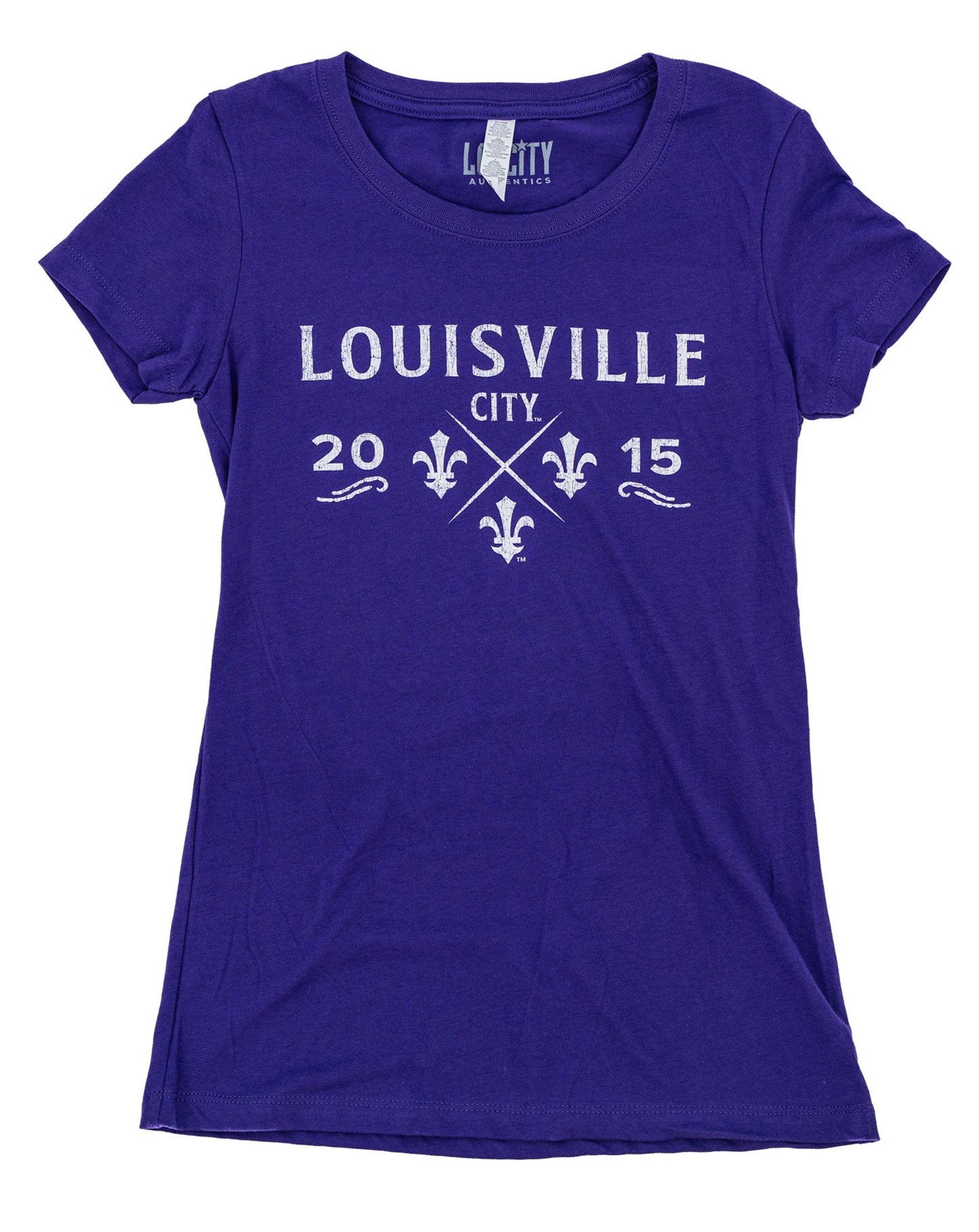 Louisville City Football Club Retro Flair WOMEN’S CREW S/S T-SHIRT