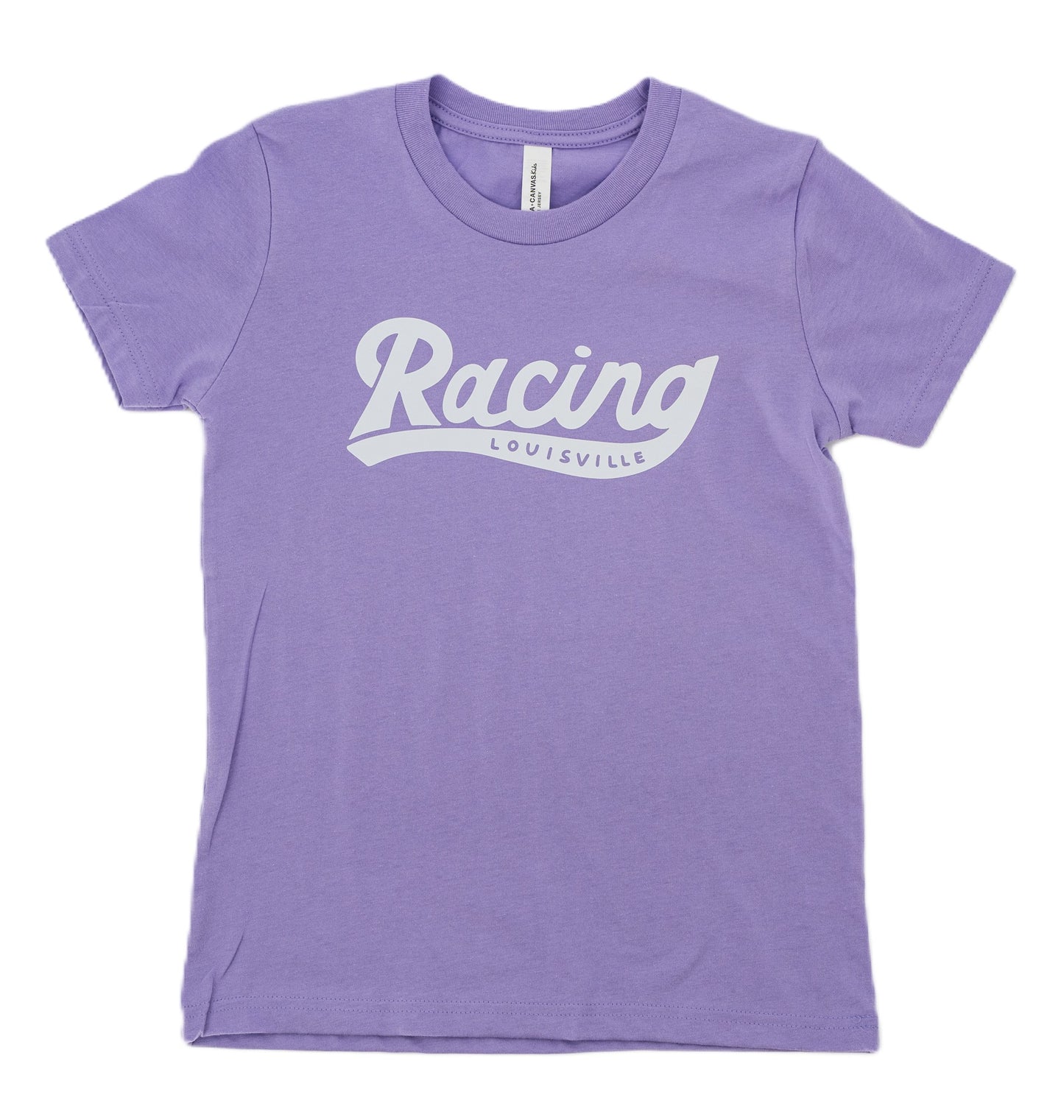 Racing Youth Type Print T-shirt