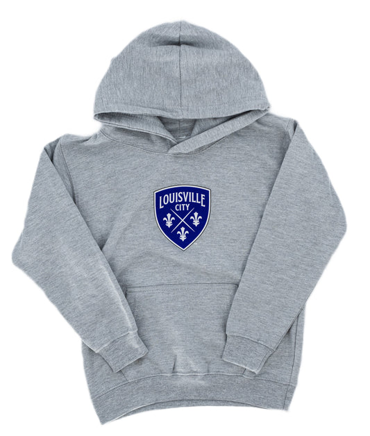 LouCity Primary Logo Youth Fleece Hooded Sweatshirt