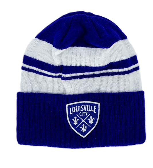 LouCity Knit Striped Beanie