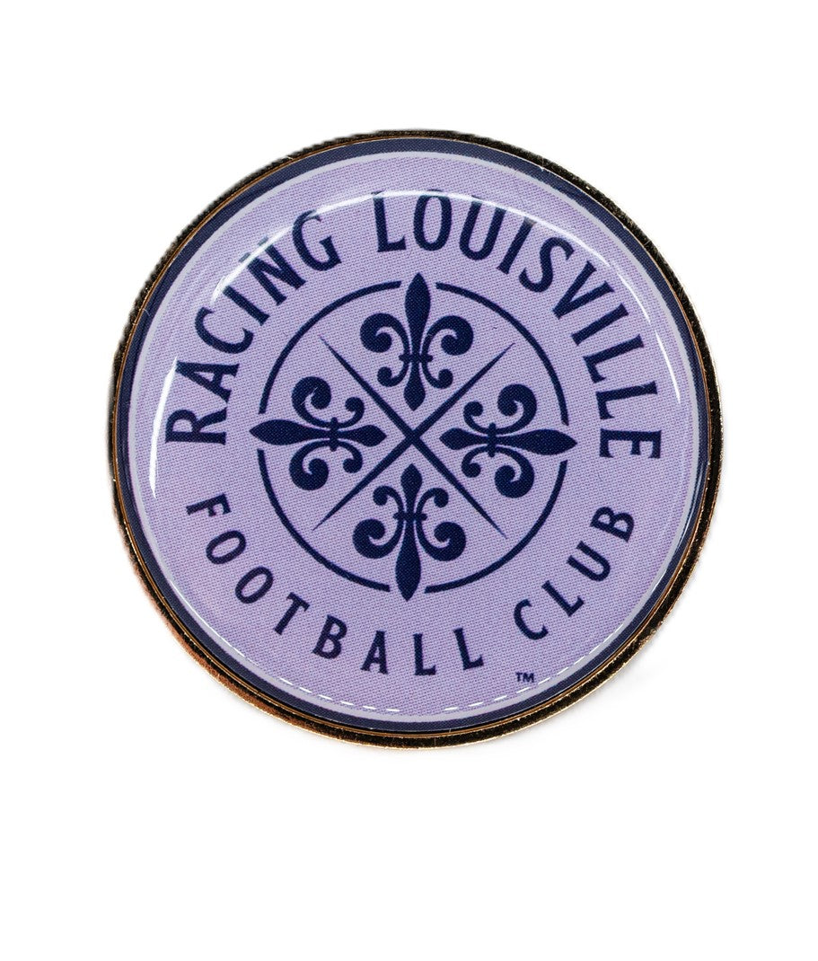 Racing Louisville Football Club Circle Lapel Pin