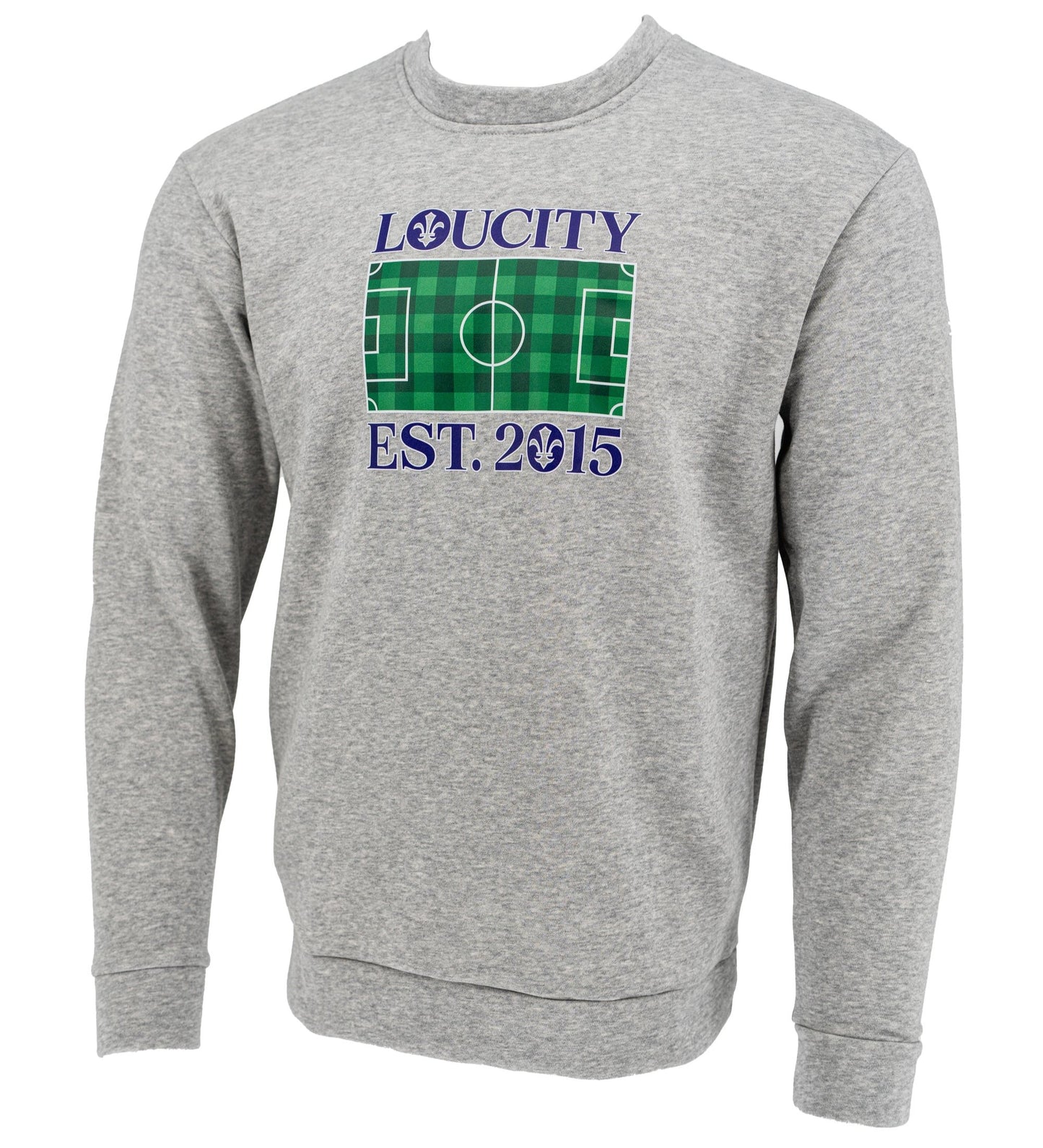 LouCity Adidas Pitch Fleece Crewneck Sweatshirt