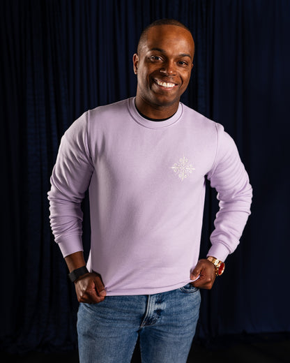 Racing Dual Print Crewneck Sweatshirt