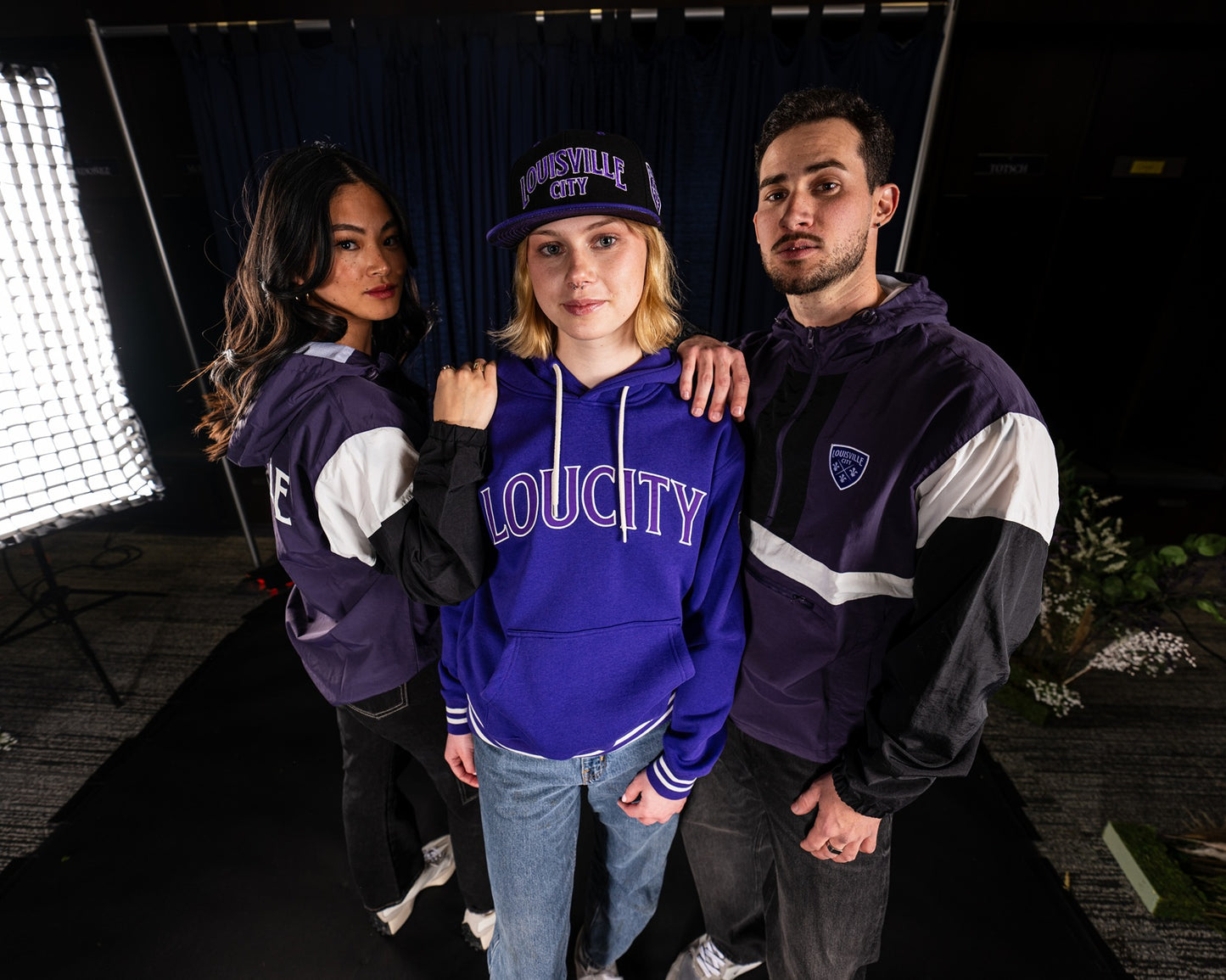 LouCity Elevated Core Curved Wordmark Relaxed Hooded Sweatshirt