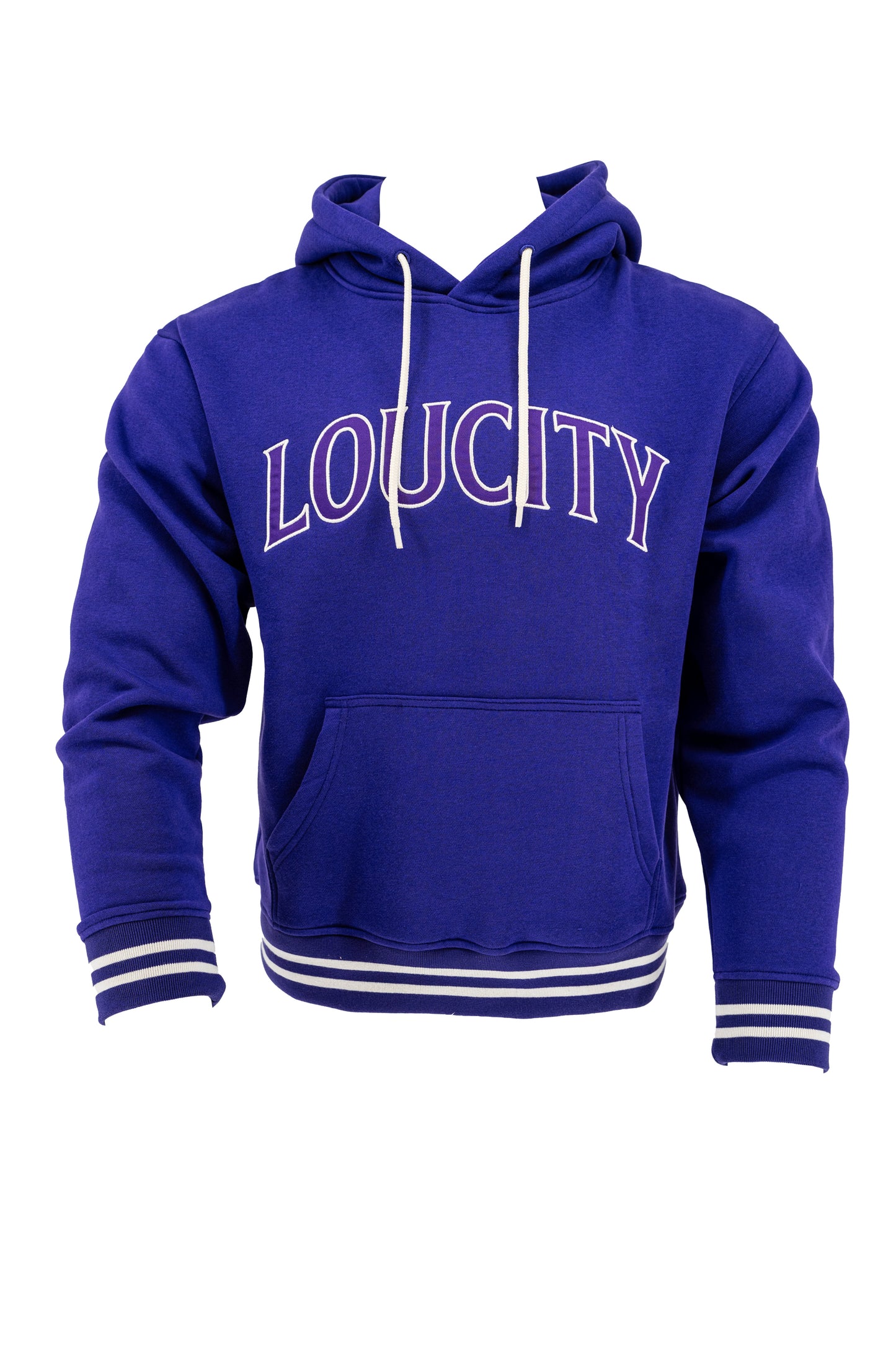 LouCity Elevated Core Curved Wordmark Relaxed Hooded Sweatshirt