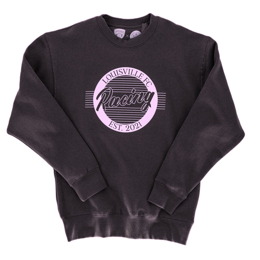 Racing Retro Script Crewneck Sweatshirt