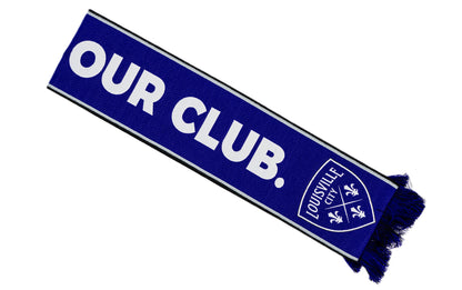 LouCity Our City Our Club Jaquard Knit Woven Scarf