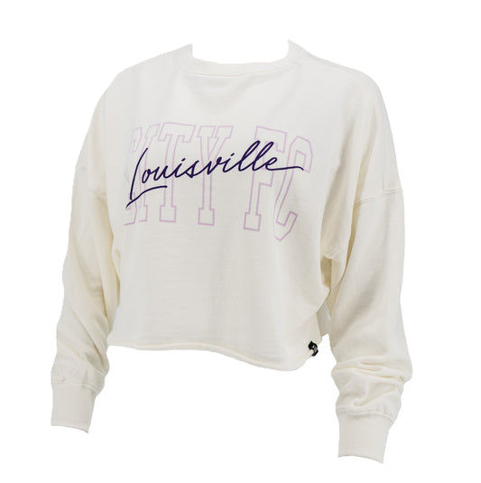 LouCity Women's Owen Cropped Long Sleeve T-shirt