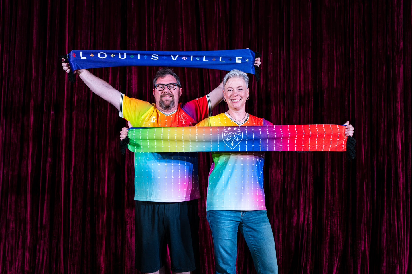 LouCity Fleurish Pride Summer Weight Scarf